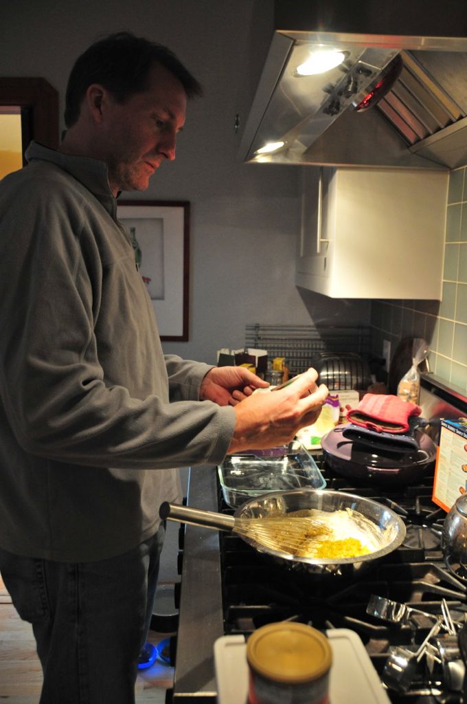 Dan attempts to make corn bread.../