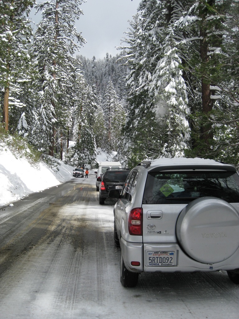 Woops... waiting for the snowplow/