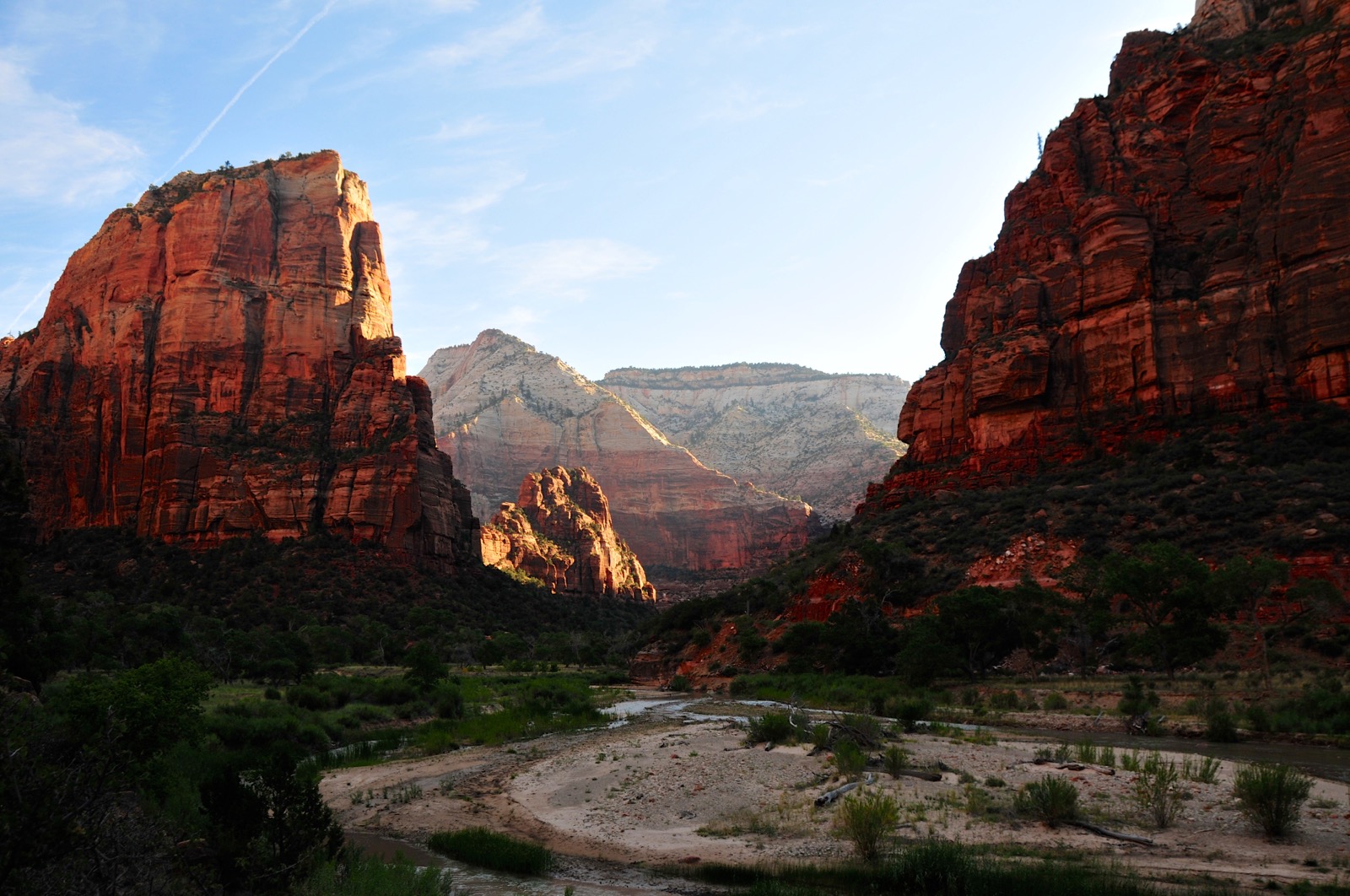 Amazing views from the trail... check out the TINY busses below/